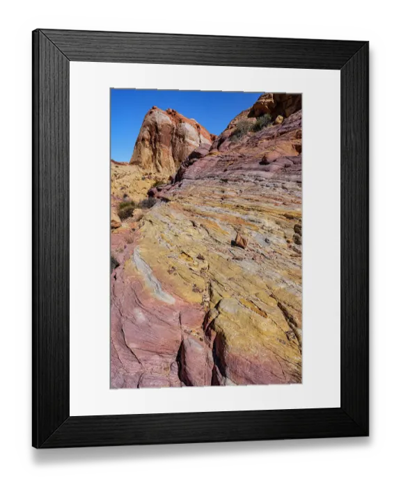 Framed Print : USA, Nevada. Abstract lines in the sandstone, Valley of Fire State Park Framed Print : USA, Nevada. Abstract lines in the sandstone, Valley of Fire State Park