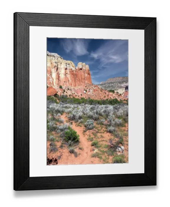 Framed Print : USA, New Mexico. Carson National Forest, near Ghost Ranch