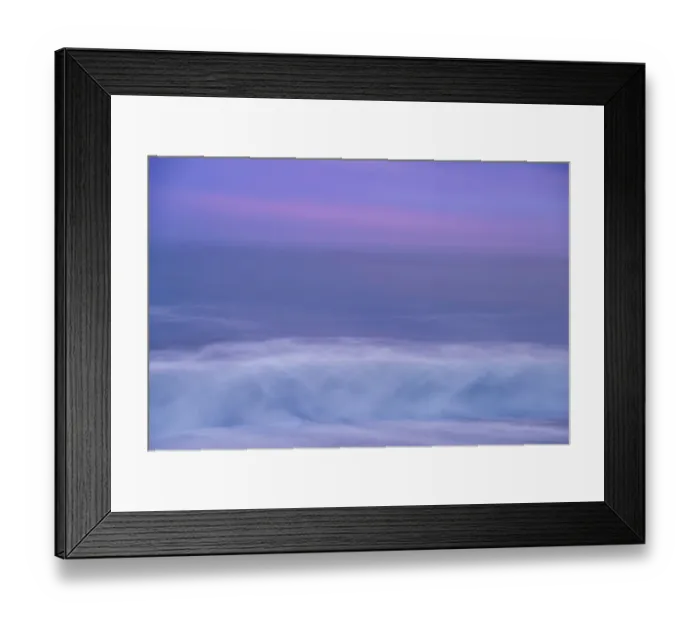 Framed Print : USA, New Jersey, Cape May National Seashore. Abstract of beach wave at sunrise