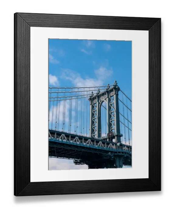 Framed Print : Manhattan Bridge Framed Print : Manhattan Bridge