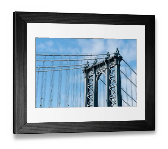 Framed Print : Manhattan Bridge Framed Print : Manhattan Bridge