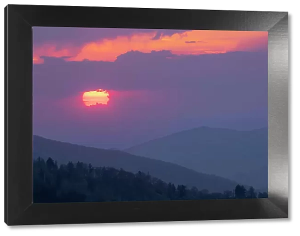 Sunset from Morton Overlook, Great Smoky Mountains National Park, North Carolina