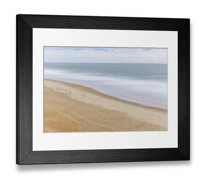 Framed Print : USA, North Carolina, Buxton. Seashore and beach