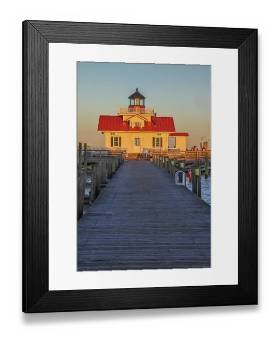 Framed Print : USA, North Carolina, Manteo. Sunset on the Roanoke Marshes Lighthouse Framed Print : USA, North Carolina, Manteo. Sunset on the Roanoke Marshes Lighthouse