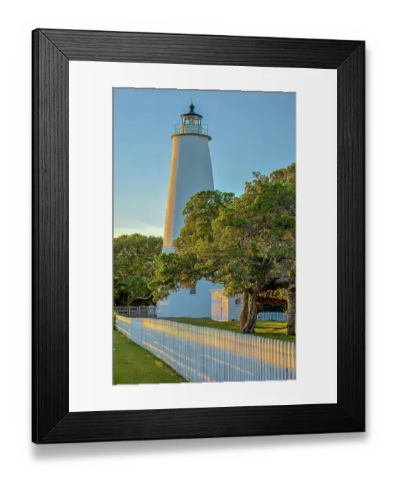 Framed Print : USA, North Carolina, Ocracoke Island. Ocracoke Lighthouse Framed Print : USA, North Carolina, Ocracoke Island. Ocracoke Lighthouse