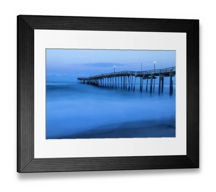 Framed Print : USA, North Carolina, Avon. Atlantic Ocean at Avon Fishing Pier Framed Print : USA, North Carolina, Avon. Atlantic Ocean at Avon Fishing Pier