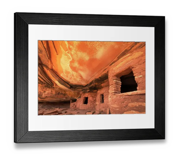 Framed Print : Fallen Roof House Cedar Mesa Bears Ears National Monument, Utah Framed Print : Fallen Roof House Cedar Mesa Bears Ears National Monument, Utah