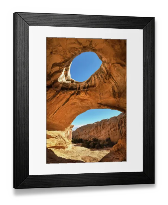 Framed Print : Wild Horse Window, a natural arch inside a sandstone alcove. San Rafael Reef, Utah Framed Print : Wild Horse Window, a natural arch inside a sandstone alcove. San Rafael Reef, Utah