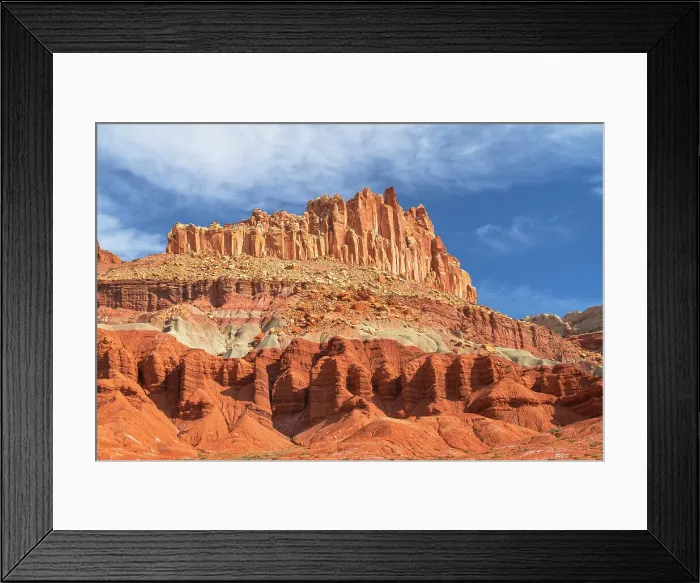 Framed Print : The Castle, Capitol Reef National Park, Utah