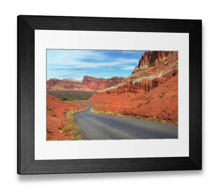 Framed Print : Capitol Reef National Park Scenic Drive Framed Print : Capitol Reef National Park Scenic Drive