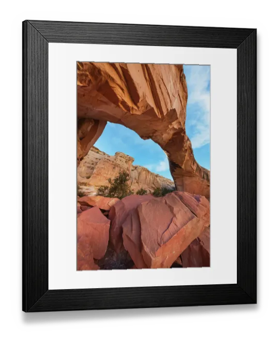 Framed Print : Hickman Bridge, Capitol Reef National Park, Utah Framed Print : Hickman Bridge, Capitol Reef National Park, Utah
