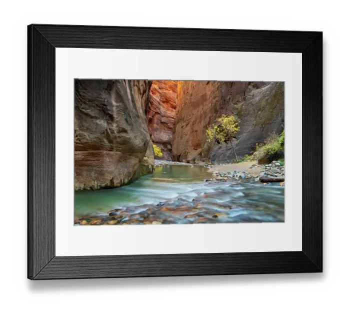Framed Print : Zion Canyon The Narrows, Zion National Park, Utah Framed Print : Zion Canyon The Narrows, Zion National Park, Utah