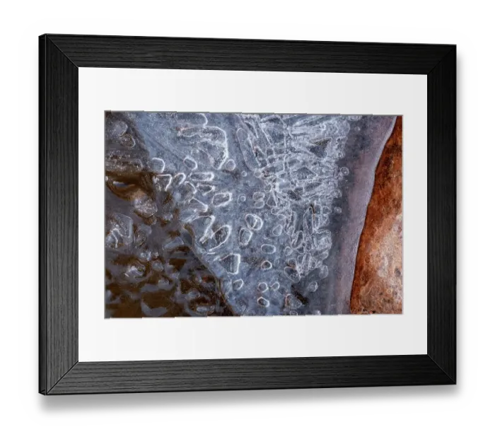 Framed Print : USA, Utah. Ice bubble formations Arches National Park Framed Print : USA, Utah. Ice bubble formations Arches National Park