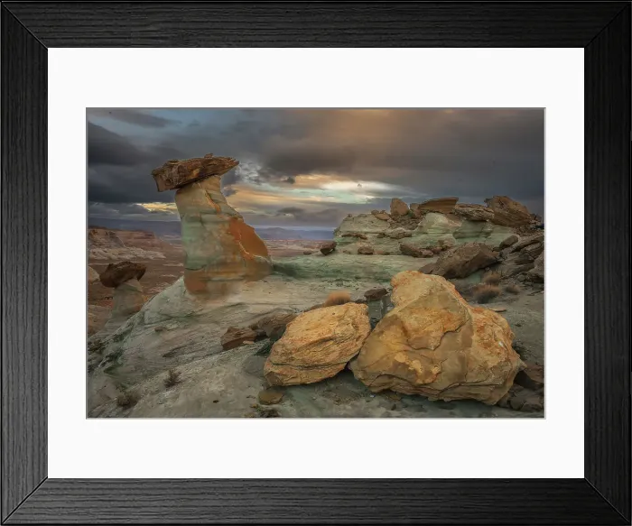 Framed Print : USA, Utah, Capital Reef National Park. Cloudy sunrise on rock formations Framed Print : USA, Utah, Capital Reef National Park. Cloudy sunrise on rock formations