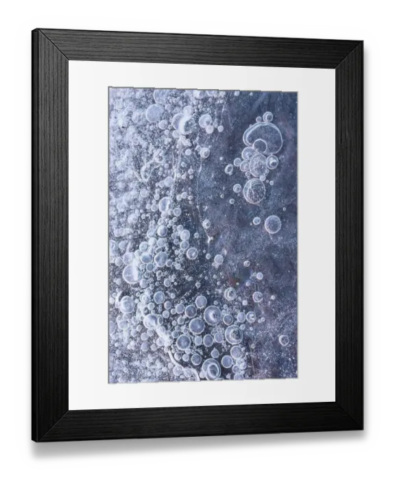 Framed Print : USA, Utah. Ice bubble formations Arches National Park Framed Print : USA, Utah. Ice bubble formations Arches National Park