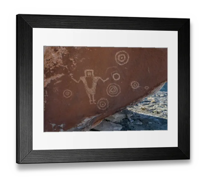 Framed Print : USA, Utah. Juggler Panel petroglyphs in San Rafael Swell Recreation Area Framed Print : USA, Utah. Juggler Panel petroglyphs in San Rafael Swell Recreation Area