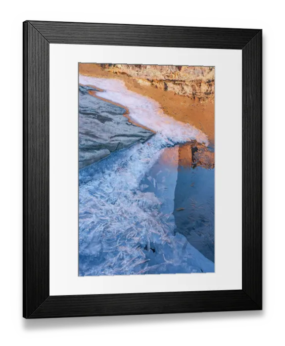 Framed Print : USA, Utah. Ice formations Arches National Park Framed Print : USA, Utah. Ice formations Arches National Park