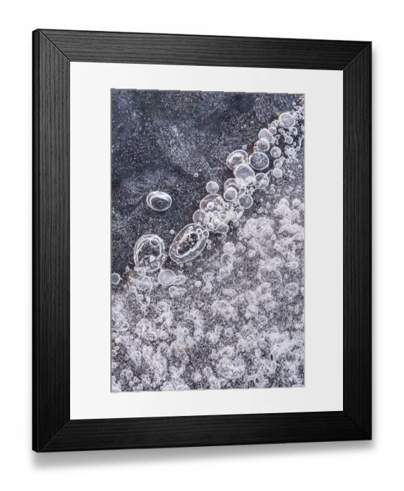 Framed Print : USA, Utah. Ice bubble formations Arches National Park Framed Print : USA, Utah. Ice bubble formations Arches National Park