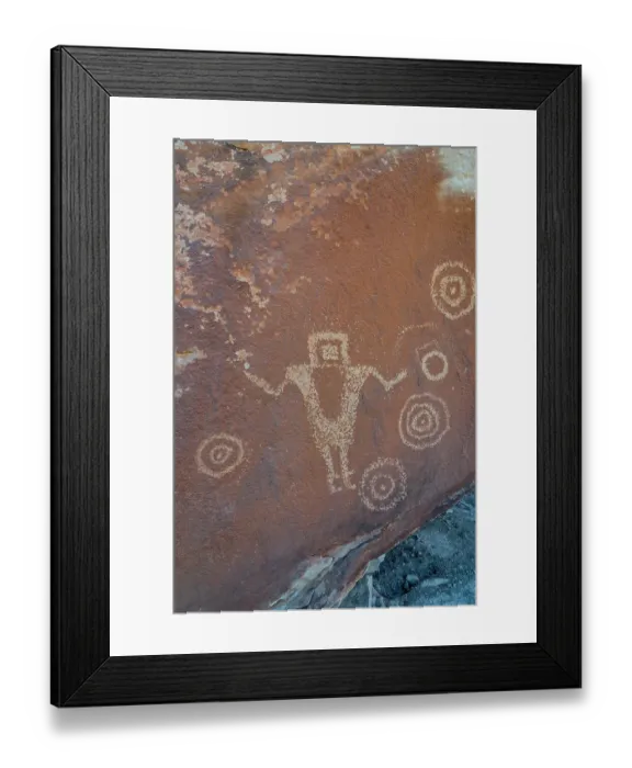 Framed Print : USA, Utah. Juggler Panel petroglyphs in San Rafael Swell Recreation Area Framed Print : USA, Utah. Juggler Panel petroglyphs in San Rafael Swell Recreation Area