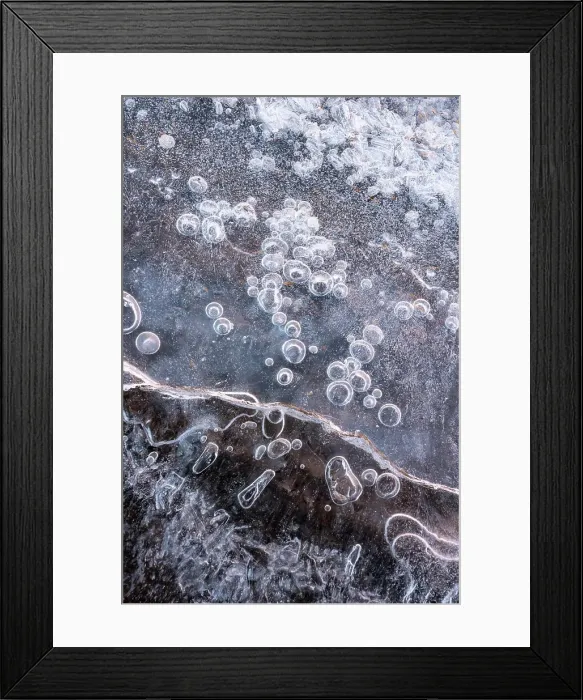 Framed Print : USA, Utah. Ice bubble formations Arches National Park Framed Print : USA, Utah. Ice bubble formations Arches National Park