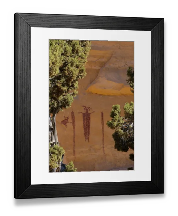 Framed Print : USA, Utah. Head of Sinbad Panel pictographs in San Rafael Swell Recreation Area Framed Print : USA, Utah. Head of Sinbad Panel pictographs in San Rafael Swell Recreation Area