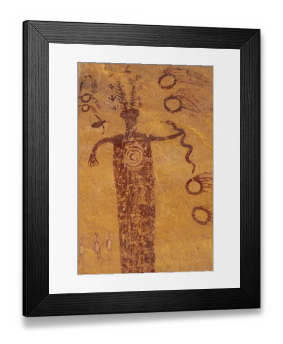 Framed Print : USA, Utah. Head of Sinbad Panel pictographs in San Rafael Swell Recreation Area Framed Print : USA, Utah. Head of Sinbad Panel pictographs in San Rafael Swell Recreation Area