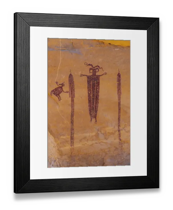 Framed Print : USA, Utah. Head of Sinbad Panel pictographs in San Rafael Swell Recreation Area Framed Print : USA, Utah. Head of Sinbad Panel pictographs in San Rafael Swell Recreation Area