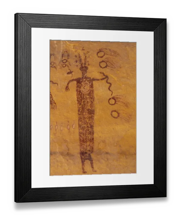 Framed Print : USA, Utah. Head of Sinbad Panel pictographs in San Rafael Swell Recreation Area Framed Print : USA, Utah. Head of Sinbad Panel pictographs in San Rafael Swell Recreation Area