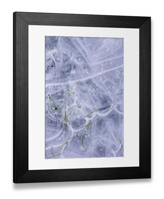 Framed Print : USA, Utah. Ice formations Arches National Park