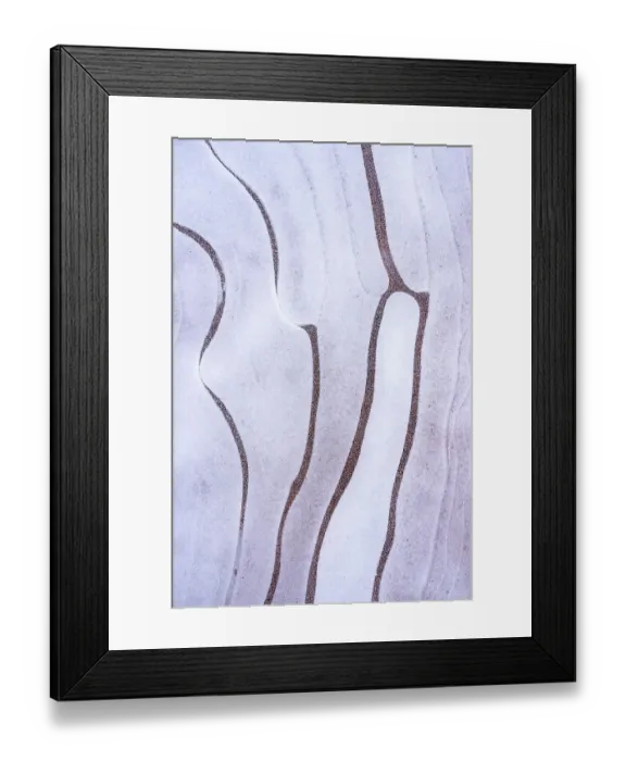 Framed Print : USA, Utah. Ice bubble formations Arches National Park