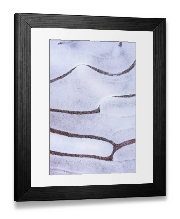 Framed Print : USA, Utah. Ice bubble formations Arches National Park