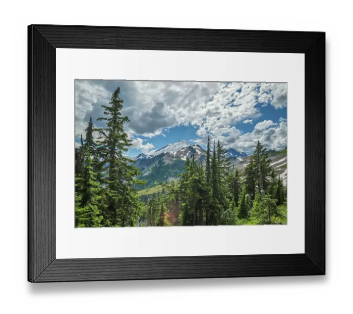 Framed Print : USA, Washington State, North Cascades National Park