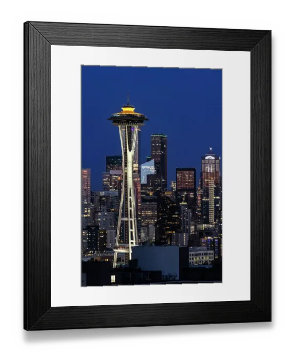 Framed Print : USA, Washington State, Seattle