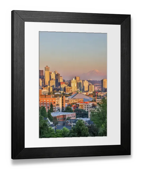 Framed Print : USA, Washington State, Seattle