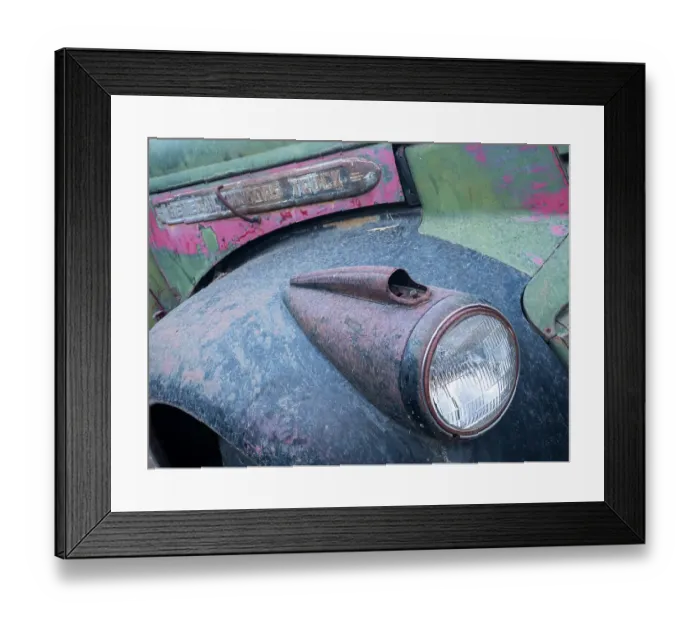 Framed Print : Close-up detail of old trucks in the Palouse. (Editorial Use Only) Framed Print : Close-up detail of old trucks in the Palouse. (Editorial Use Only)
