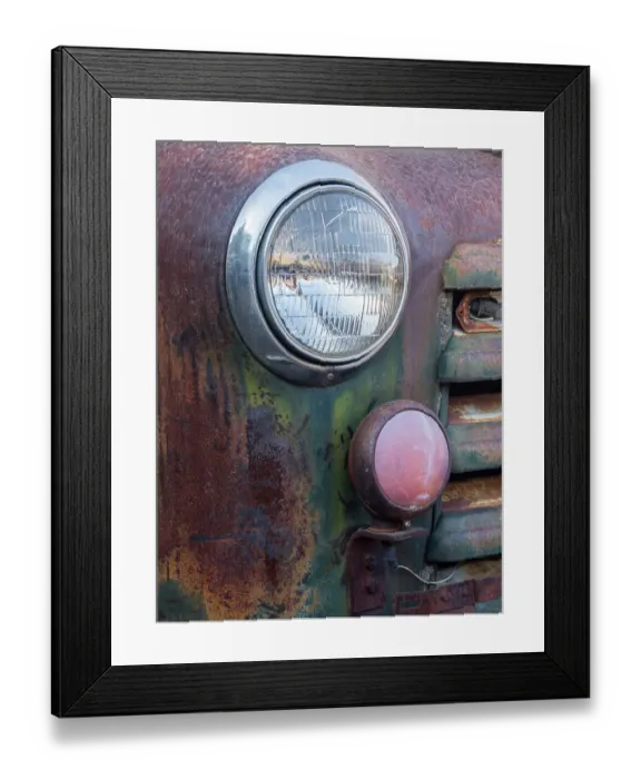 Framed Print : Close-up detail of old trucks in the Palouse Framed Print : Close-up detail of old trucks in the Palouse