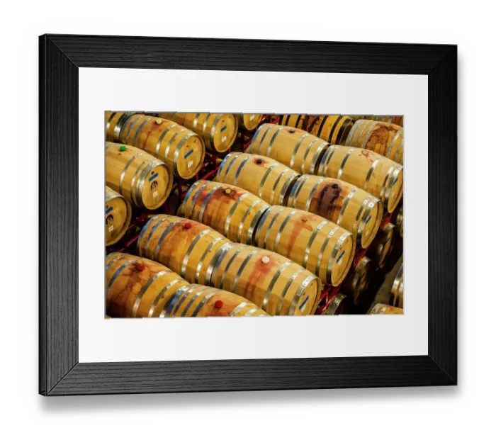 Framed Print : USA, Washington State, Woodinville. Barrell cellar holds hundreds of wine barrels. (Editorial Use Only) Framed Print : USA, Washington State, Woodinville. Barrell cellar holds hundreds of wine barrels. (Editorial Use Only)
