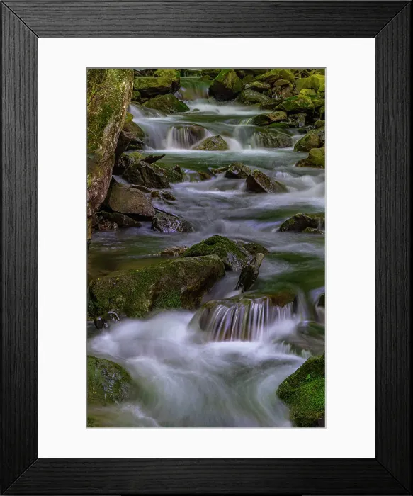 Framed Print : USA, West Virginia, New River Gorge National Park. Stream rapids in spring Framed Print : USA, West Virginia, New River Gorge National Park. Stream rapids in spring