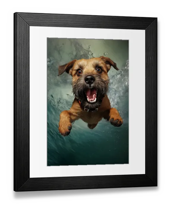 Framed Print : Dog diving into swimming pool. ©Jim Zuckerman / Jaynes Gallery / DanitaDelimont.com (AI) Framed Print : Dog diving into swimming pool. ©Jim Zuckerman / Jaynes Gallery / DanitaDelimont.com (AI)