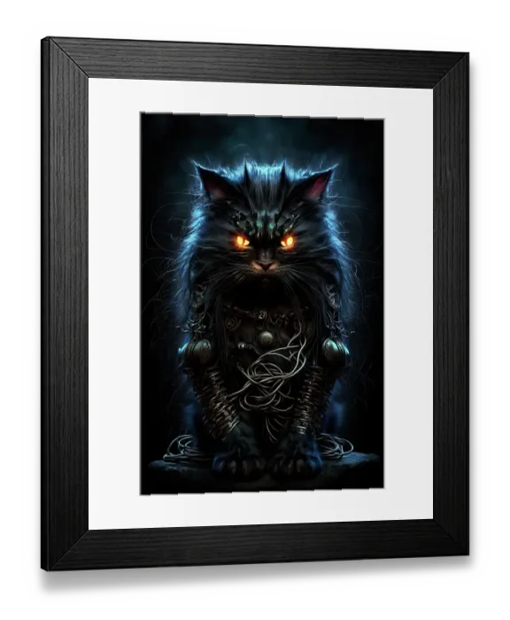 Framed Print : Cat with glowing evil eyes. ©Jim Zuckerman / Jaynes Gallery / DanitaDelimont.com (AI) Framed Print : Cat with glowing evil eyes. ©Jim Zuckerman / Jaynes Gallery / DanitaDelimont.com (AI)