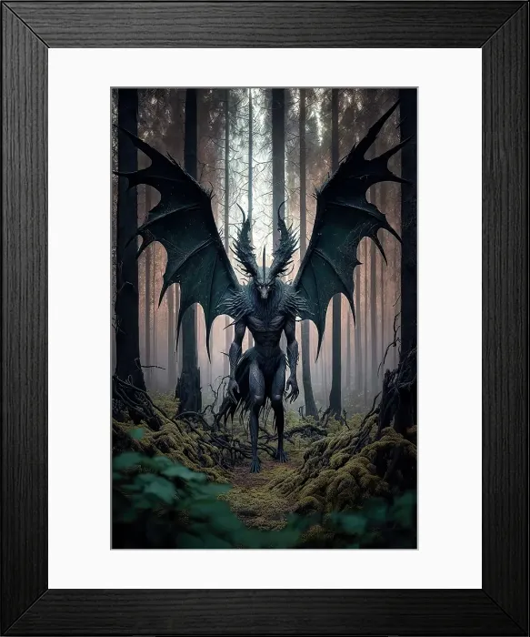 Framed Print : Mythical cryptid creature in forest. ©Jim Zuckerman / Jaynes Gallery / DanitaDelimont.com (AI) Framed Print : Mythical cryptid creature in forest. ©Jim Zuckerman / Jaynes Gallery / DanitaDelimont.com (AI)