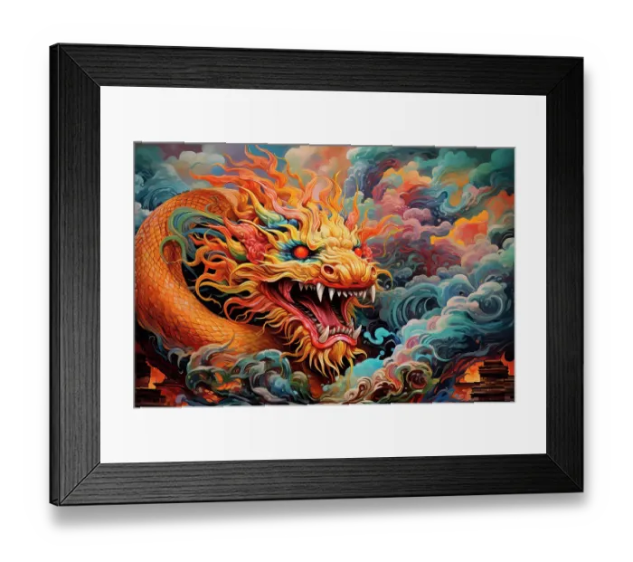 Framed Print : Japanese dragon. ©Jim Zuckerman  /  Jaynes Gallery  /  DanitaDelimont.com