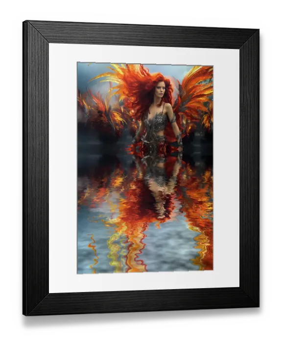 Framed Print : Mythical female redhead reflecting in water. ©Jim Zuckerman / Jaynes Gallery / DanitaDelimont.com Framed Print : Mythical female redhead reflecting in water. ©Jim Zuckerman / Jaynes Gallery / DanitaDelimont.com