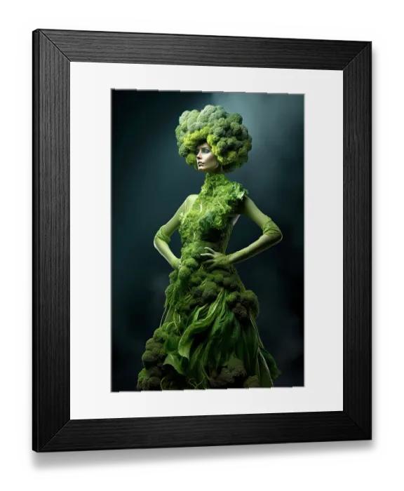 Framed Print : Broccoli woman fantasy. ©Jim Zuckerman / Jaynes Gallery / DanitaDelimont.com Framed Print : Broccoli woman fantasy. ©Jim Zuckerman / Jaynes Gallery / DanitaDelimont.com
