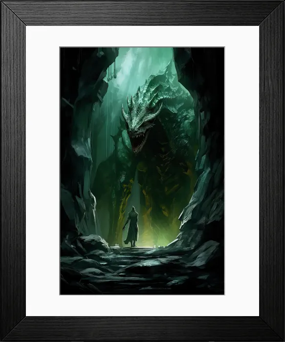 Framed Print : Fantasy of warrior facing a monster. ©Jim Zuckerman / Jaynes Gallery / DanitaDelimont.com Framed Print : Fantasy of warrior facing a monster. ©Jim Zuckerman / Jaynes Gallery / DanitaDelimont.com