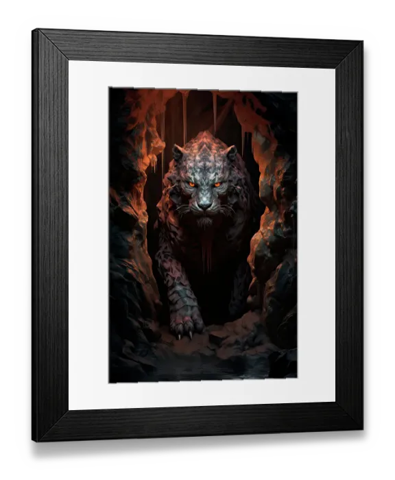 Framed Print : Close-up of fierce feline cryptid creature. ©Jim Zuckerman / Jaynes Gallery / DanitaDelimont.com Framed Print : Close-up of fierce feline cryptid creature. ©Jim Zuckerman / Jaynes Gallery / DanitaDelimont.com