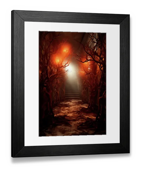Framed Print : Fantasy of alley and stairway at night. ©Jim Zuckerman / Jaynes Gallery / DanitaDelimont.com Framed Print : Fantasy of alley and stairway at night. ©Jim Zuckerman / Jaynes Gallery / DanitaDelimont.com