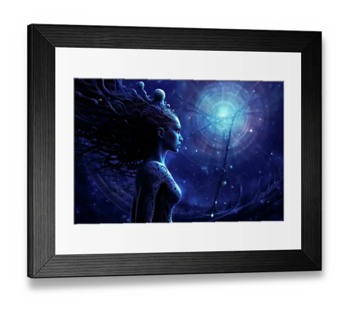Framed Print : Alien woman seeing into the future. ©Jim Zuckerman  /  Jaynes Gallery  /  DanitaDelimont.com