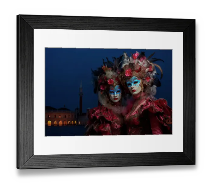 Framed Print : Two women in Venice Carnival costumes. ©Jim Zuckerman / Jaynes Gallery / DanitaDelimont.com Framed Print : Two women in Venice Carnival costumes. ©Jim Zuckerman / Jaynes Gallery / DanitaDelimont.com