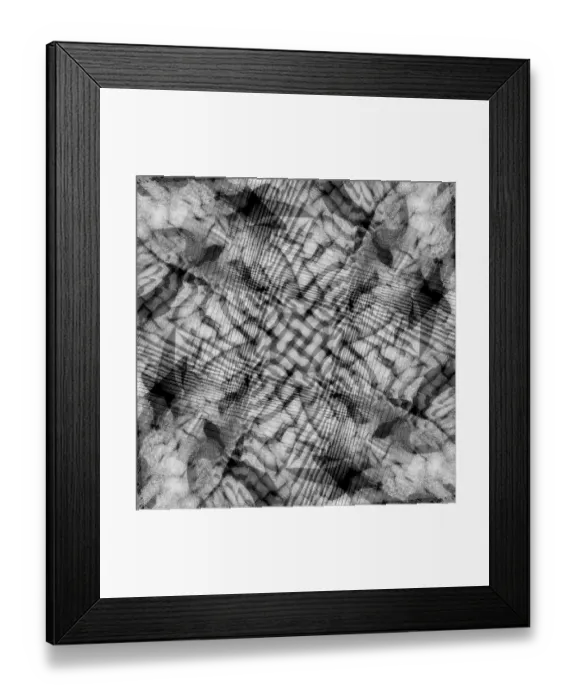 Framed Print : Black and white abstract Framed Print : Black and white abstract